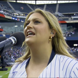 Video: Watch SMASH Star Bella Coppola Perform the National Anthem at the Mets Game Photo