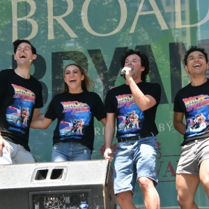 Photos: Casts of HELL'S KITCHEN, BACK TO THE FUTURE & More at Broadway in Bryant Park Photo