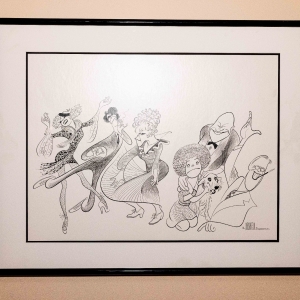 Original ANNIE Hirschfeld Art Comes to the West Bank Cafe Photo